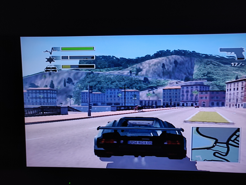 A view of Castle Hill from the East side. Not a great pic from real life, but you can tell they’ve tried to make it similar particularly in some of the buildings.I drove up there in the game, when you’re there it lacks a *lot* of the detail from real life. The waterfall, the castle ruins, etc.
